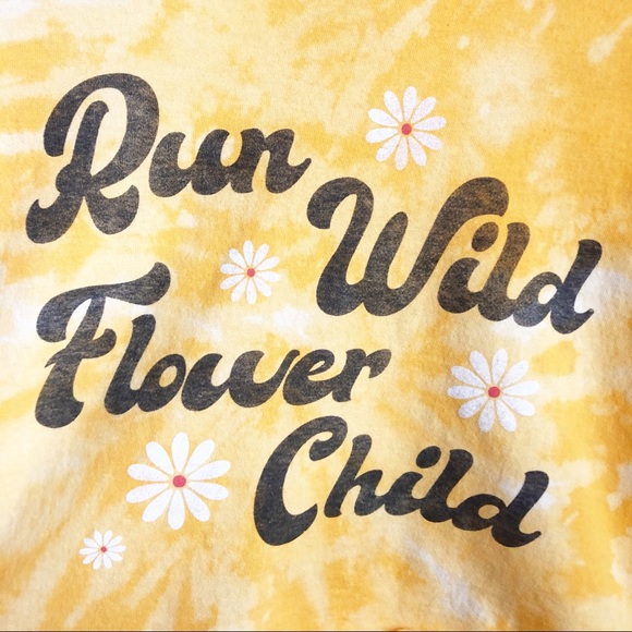 FIFTH SUN boho hand tie dyed cropped top M - Picture 6 of 7